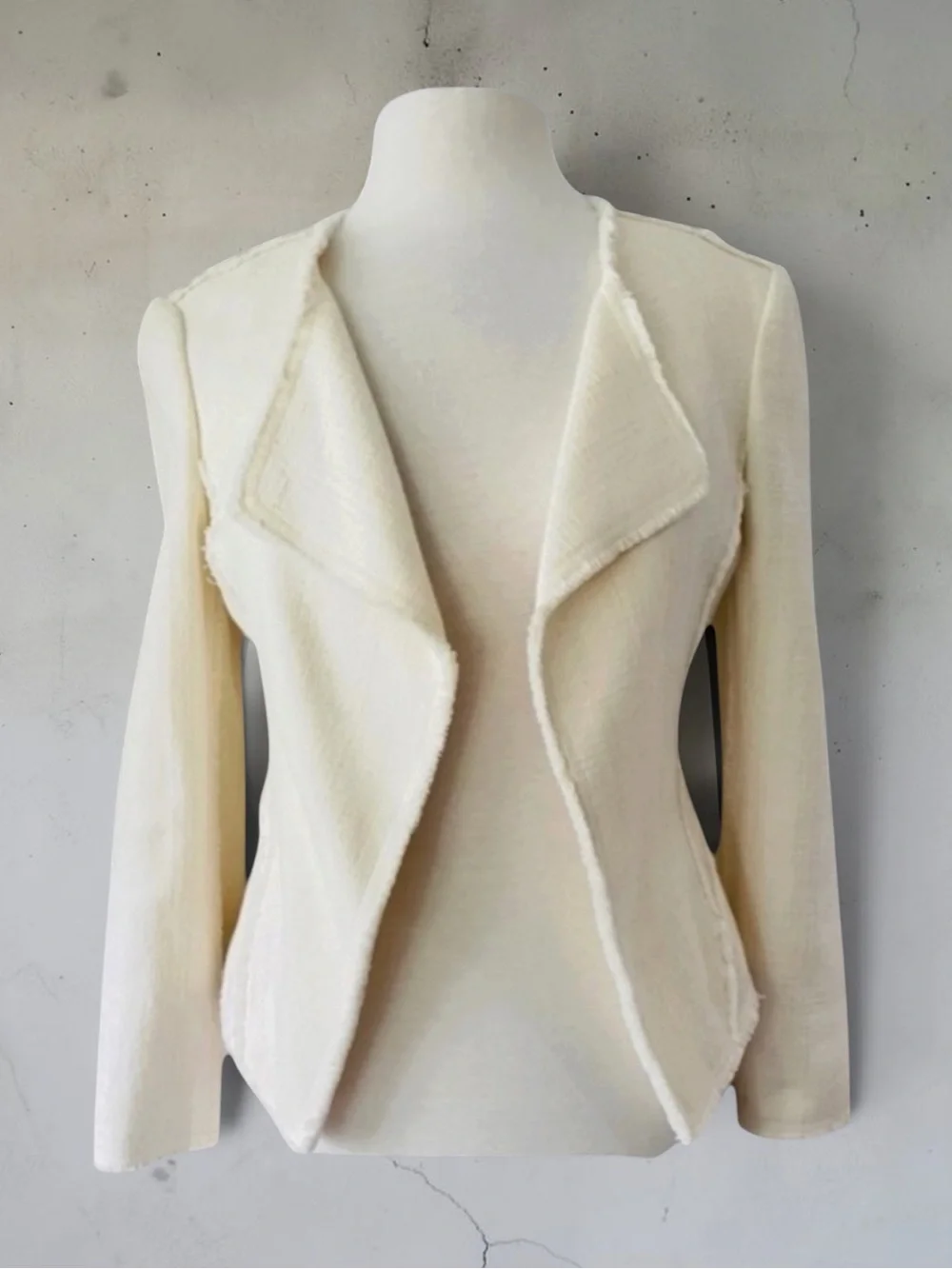 DEREK LAM 10 CROSBY COTTON BLEND CROPPED JACKET SIZE 6